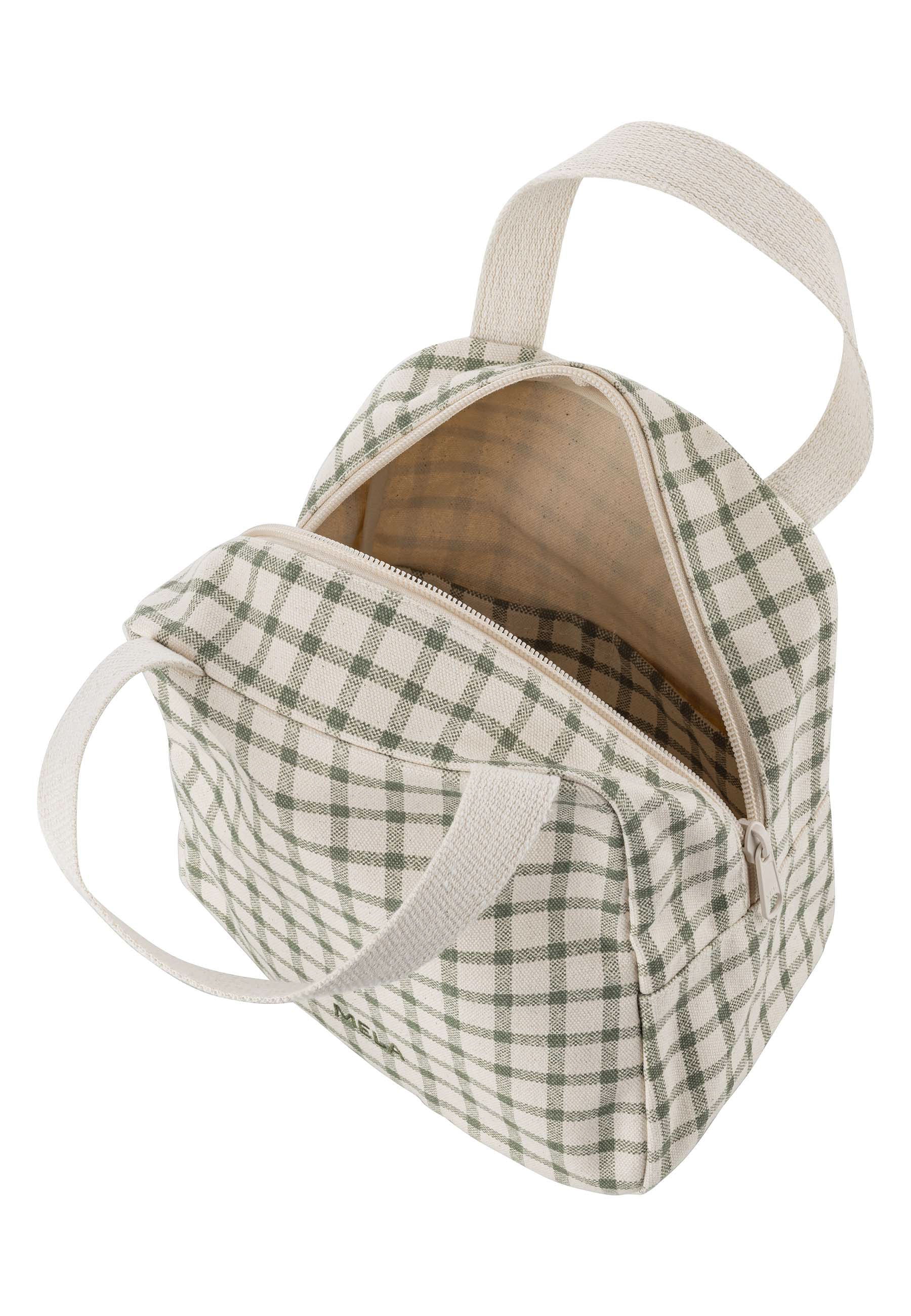 #Farbe_greige / green grid print