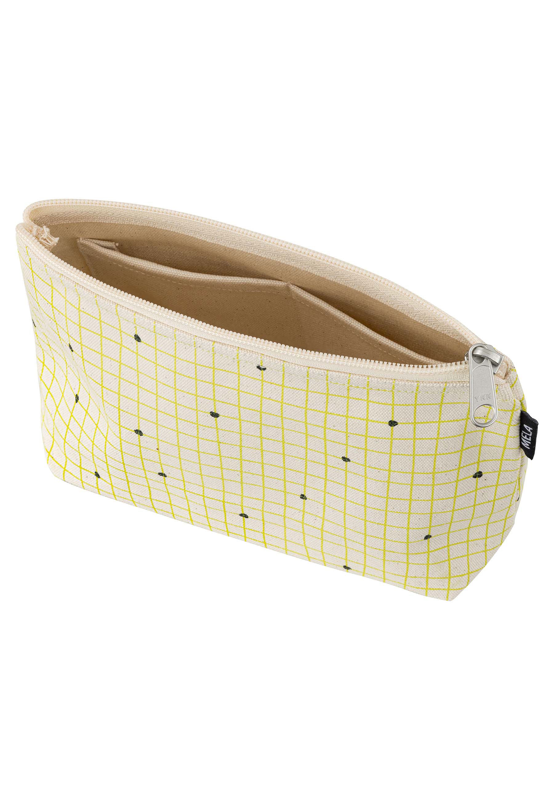 #Farbe_greige / grid print