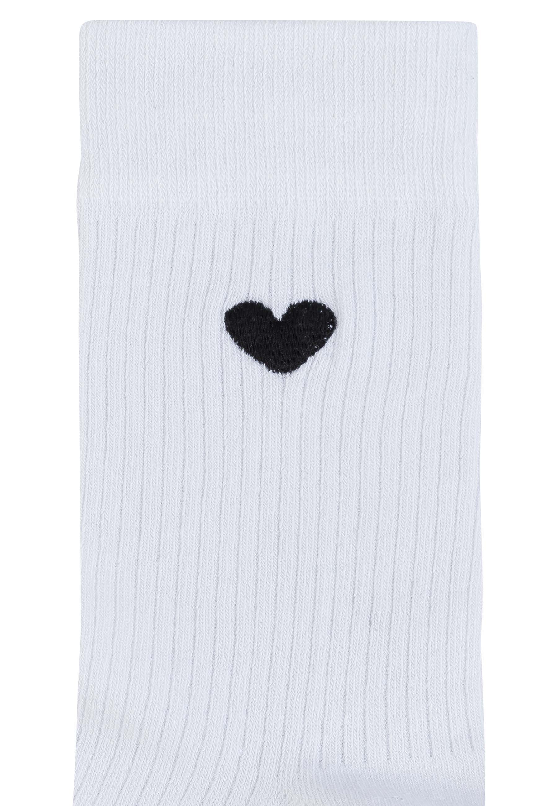 #Farbe_weiß - schwarzes herz